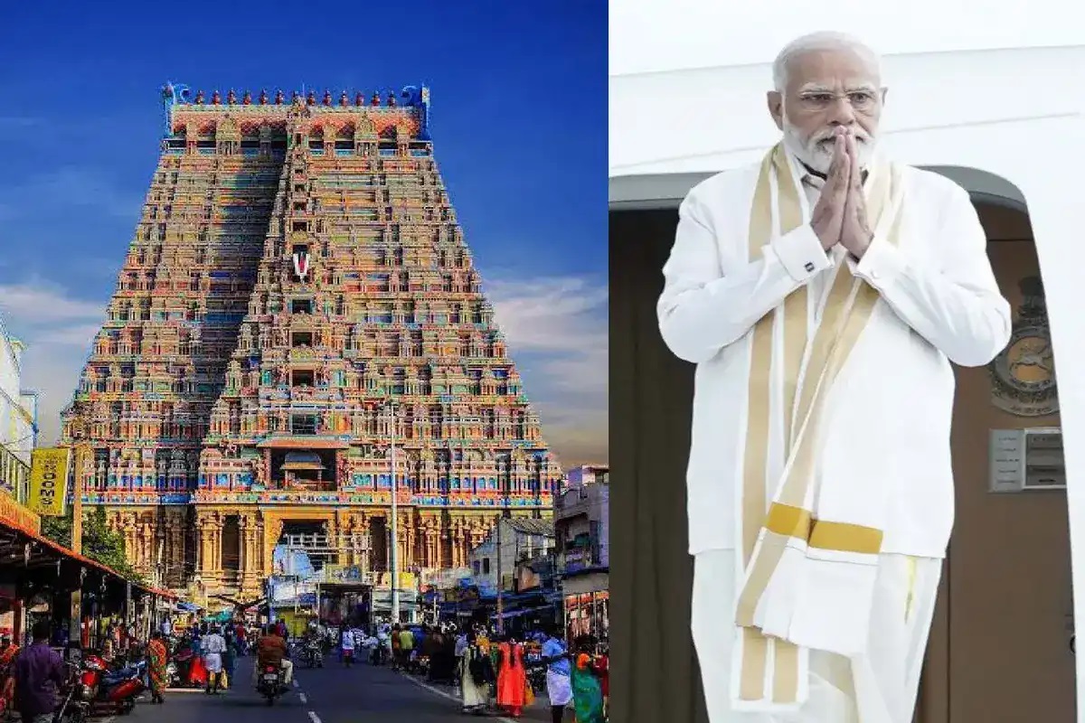 PM Modi Mandir Darshan: وزیر اعظم مودی تامل ناڈو میں کریں گے مندروں کا درشن،سری رنگناتھ سومی مندر میں سنیں گے کمبا رامائن کی کہانی
