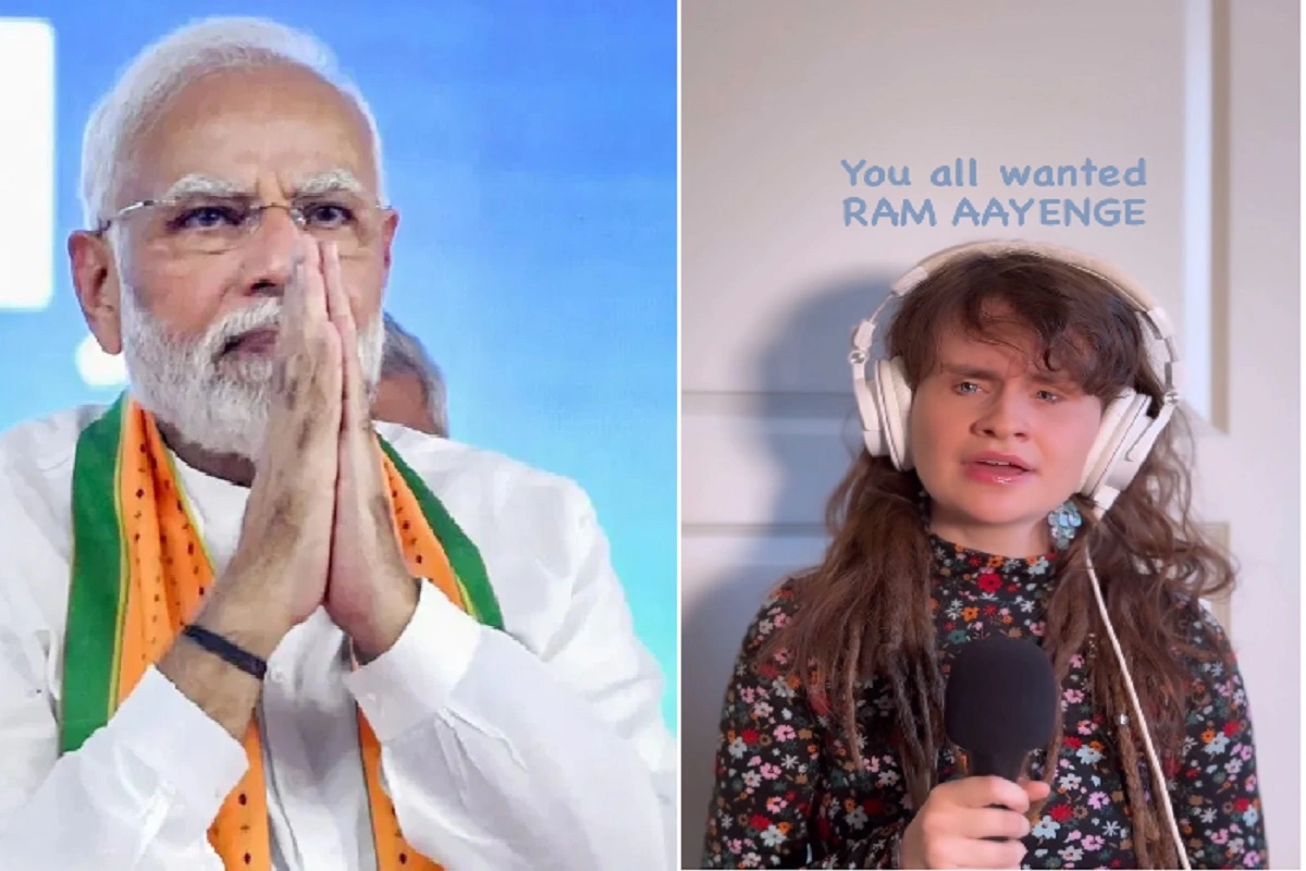 PM Modi: پی ایم مودی نے اس جرمن گلوکار کا ویڈیو شیئر کیا، جس میں بھگوان شری رام کا خوبصورت بھجن گاتے ہوئے نظر آئیں