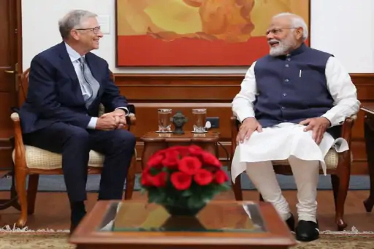 Bill Gates Met PM Narendra Modi: بل گیٹس نے وزیر اعظم مودی سے کی ملاقات کی، کہا- آپ سے ملنا ہمارے لئے مشعل راہ ہے