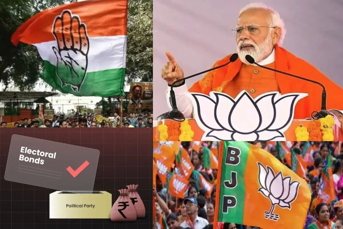 Unraveling India’s Political Fabric: ہندوستان کے سیاسی تانے بانے کی رونمائی: بی جے پی، انتخابی بانڈز، اور سیاسی فنڈنگ کا ارتقاء