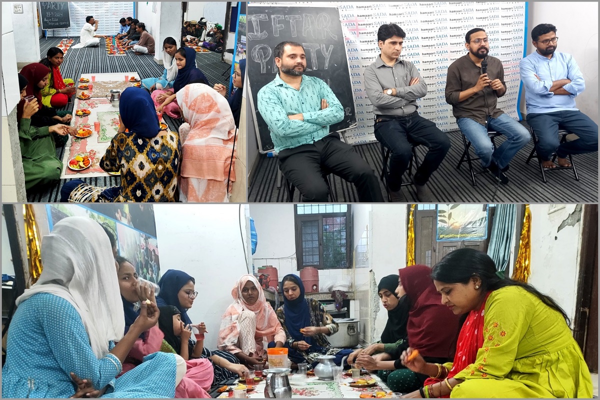 ہماری صدا ٹرسٹ کے اوج فلک شکشھا سینٹر میں طلبہ و طالبات کے لئے افطار کا انعقاد
