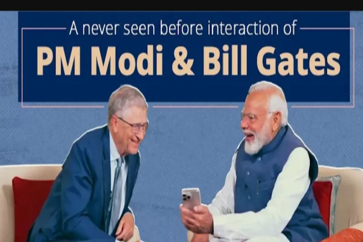 PM Modi Bill Gates Interview: بل گیٹس نے پی ایم مودی کے ساتھ کی چائے پر چرچہ، کئی اہم موضوعات پر ہوئی دلچسپ گفتگو
