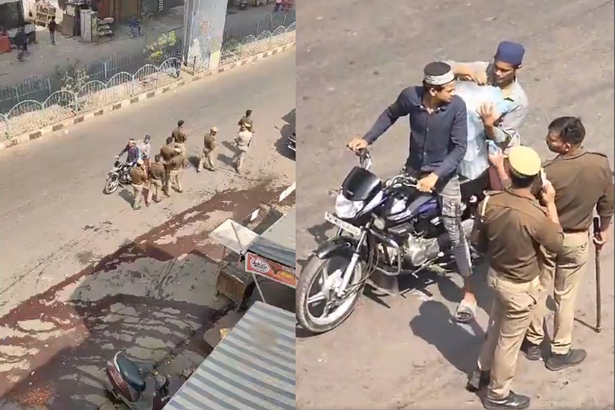 Viral Video: شدید گرمی میں تعینات پولیس اہلکار کو دو مسلمان لڑکوں نے پلایا پانی،وائرل ویڈیو نے جیتا لوگوں کا دل