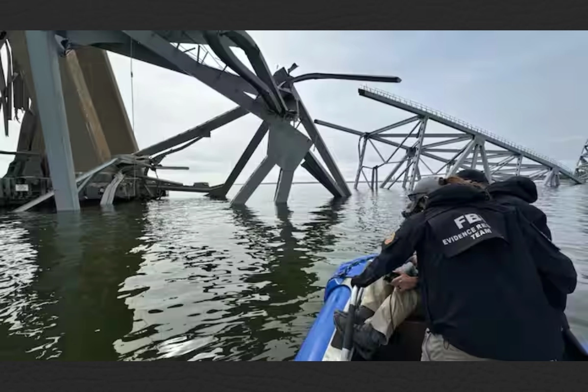 Bridge collapse in America: امریکہ کے فرانسس اسکاٹ برج سے ٹکرایا جہاز، 22 ​​ہندوستانی محفوظ، 6 لاپتہ افراد مردہ قرار