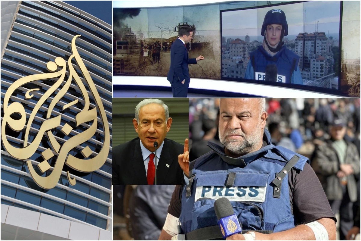 Al Jazeera banned in Israel: الجزیرہ کی نشریات پراسرائیل میں پابندی عائد،بنجمن نیتن یاہو  نے چینل کو دہشت گرد دیا قرار