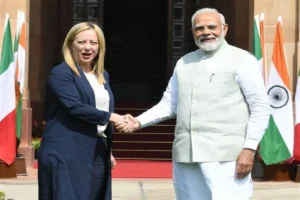 PM Modi speaks with the Italian Prime Minister Georgia Meloni: پی ایم مودی نے اٹلی کی وزیراعظم جارجیا میلونی سے فون پر کی بات،یوم آزادی پر پیش کی مبارکباد