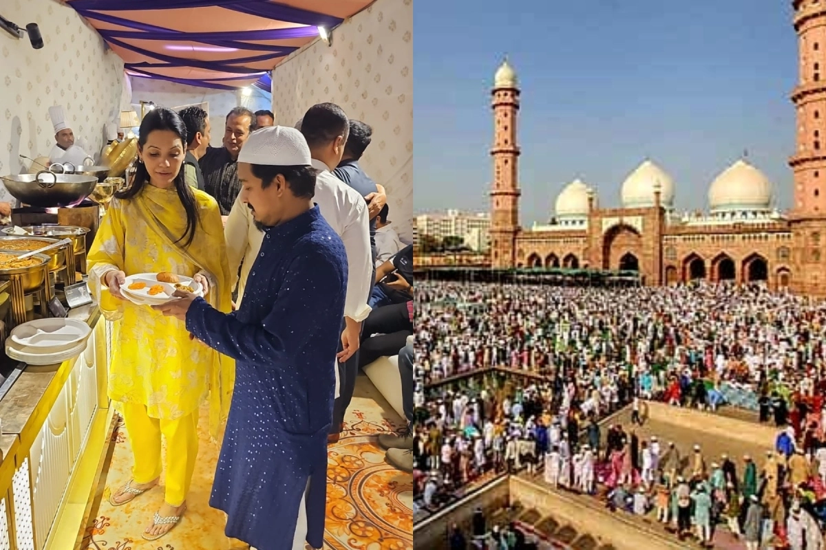 Muslim Rashtriya Manch celebrated festival of Eid-Navratri:مسلم راشٹریہ منچ نے گنگا جمنی تہذیب کی مثال پیش کی،عید اور نوراتری کی تقریب کی منعقد