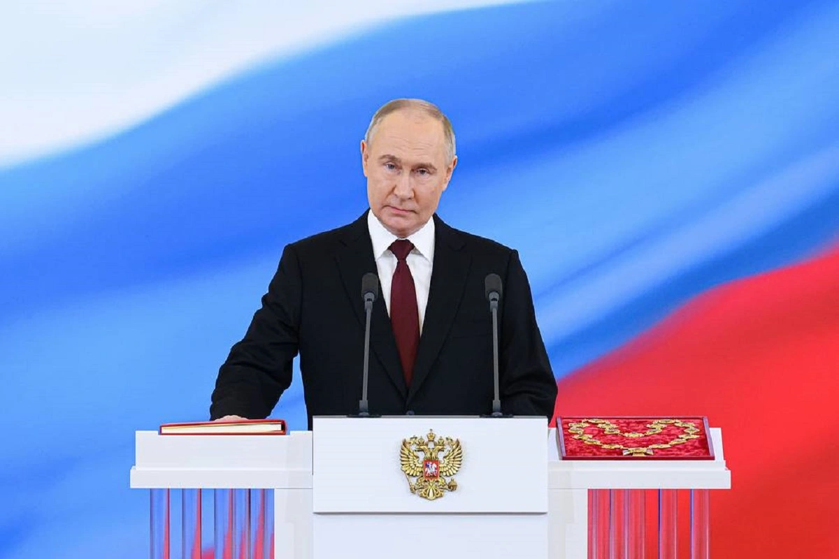 Putin formally takes office as Russian president: ولادیمیر پوتن نے پانچویں بار روس کے صدر بطورحلف اٹھایا،حلف برداری کے بعد لیا پہلا بڑا فیصلہ