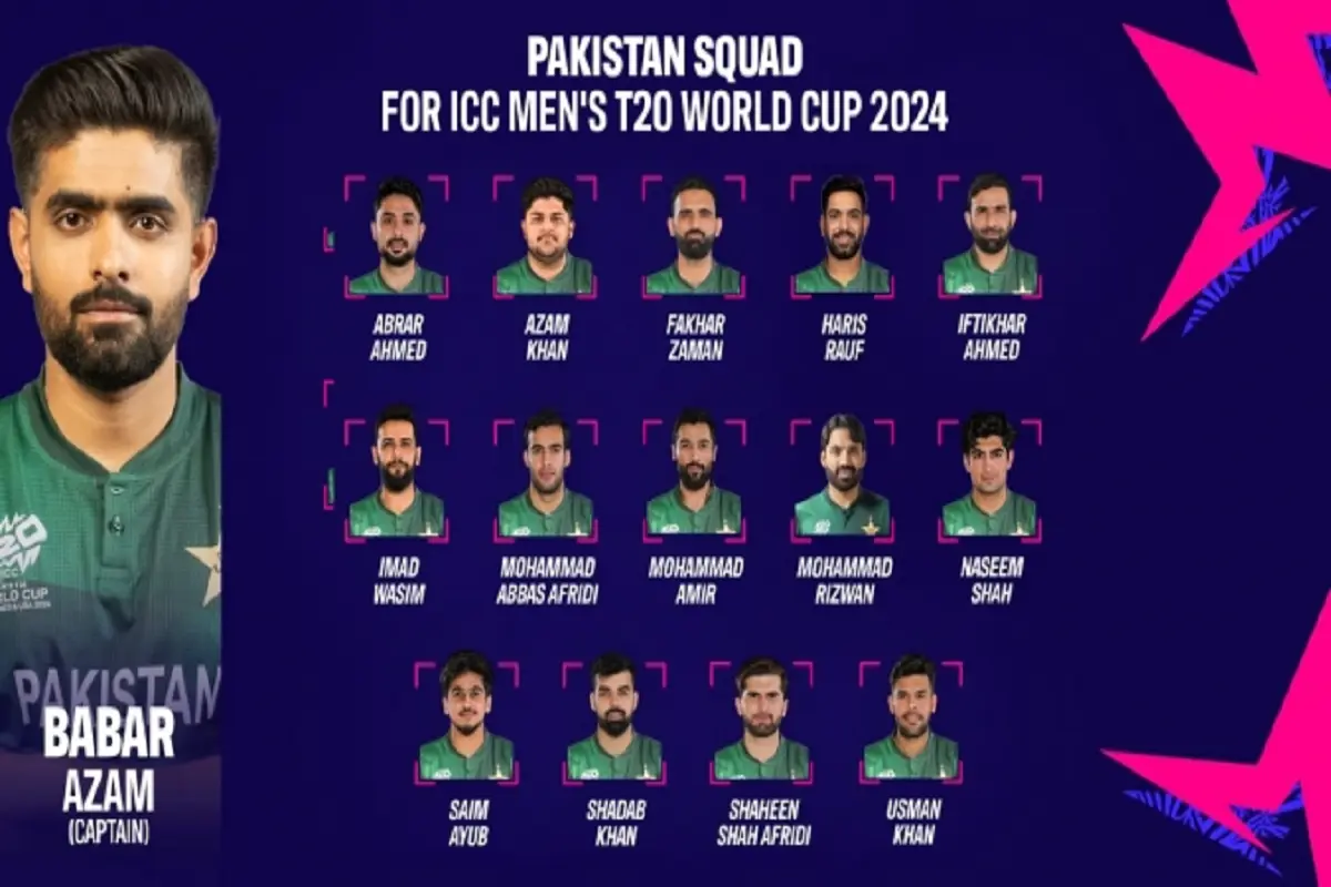 PCB announces 15-man squad for T20 World Cup: پاکستان نے ٹی ٹوئنٹی ورلڈ کپ کیلئے اپنی ٹیم کا کردیا اعلان، شاہین شاہ آفریدی نے بابراعظم کا نائب بننے سے کیا انکار