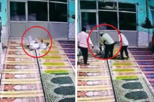 Heart Attack while Offering Namaz: نماز کے دوران بزرگ کو پڑا دل کا دورہ، چند سیکنڈ میں تھم گئیں سانسیں، ویڈیو وائرل