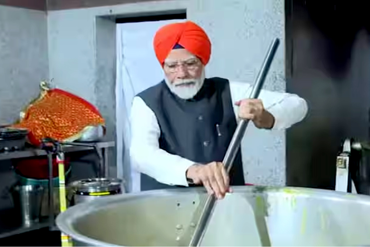 PM Modi in Gurudwara Patna Sahib: پی ایم مودی نے پٹنہ کے گوردوارہ پٹنہ صاحب میں کی سیوا، لوک سبھا انتخابات کی مہم کا آغاز …