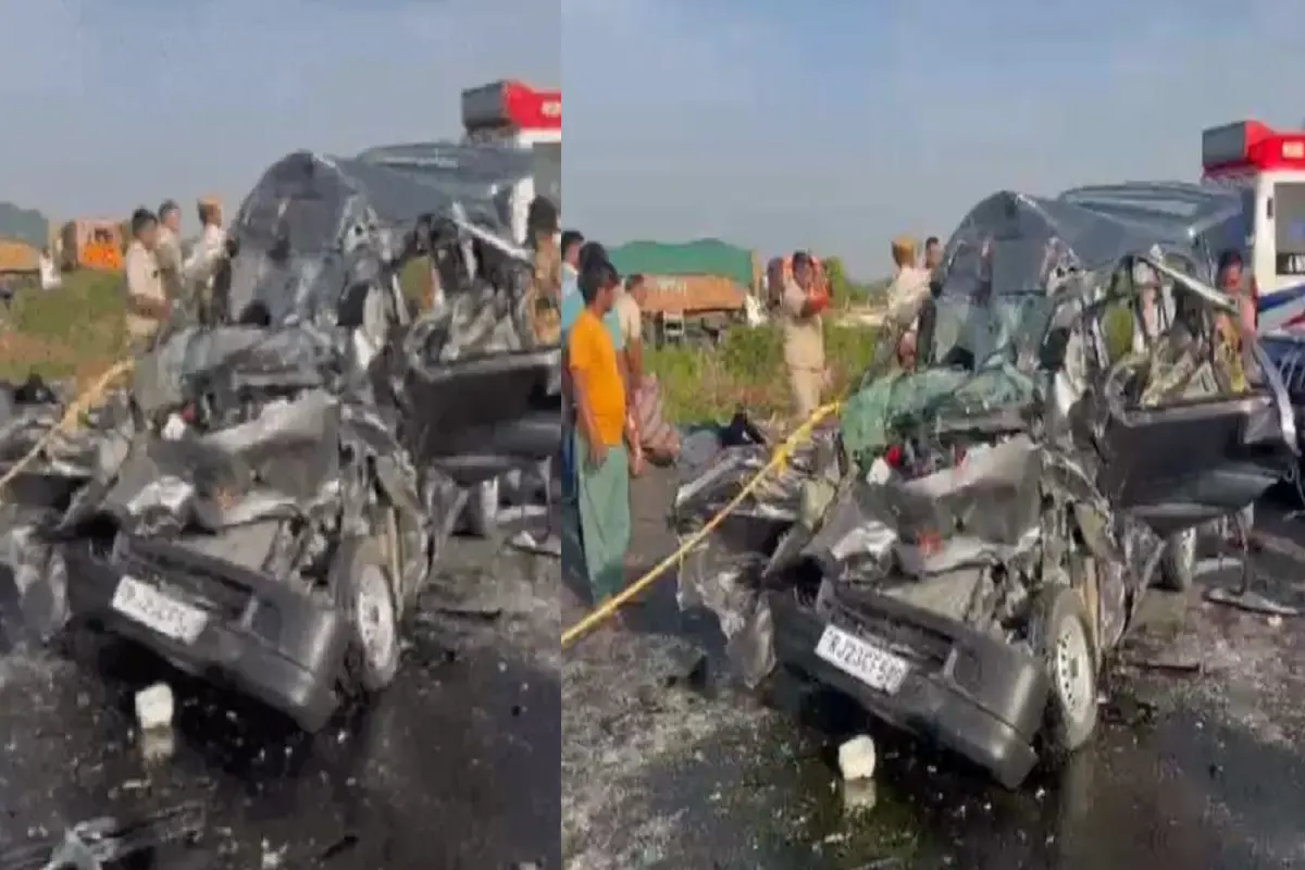 Rajasthan: سوائی مادھوپور میں خوفناک سڑک حادثہ، کار اور نامعلوم گاڑی میں تصادم، 6 افراد ہلاک، درشن کے لیے جا رہے تھے گھر والے