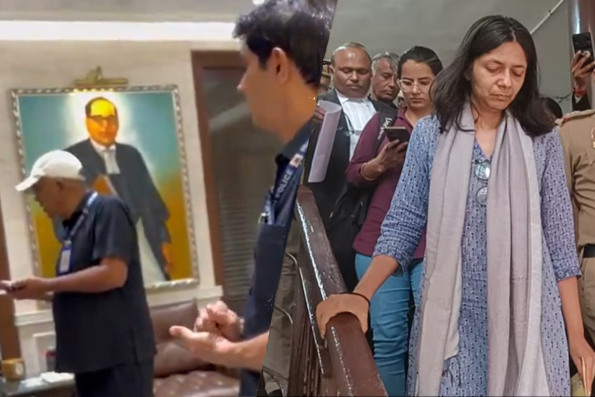 Swati Maliwal Case Video:سواتی مالی وال کیس میں 13 مئی کے واقعے کی پہلی ویڈیو آئی سامنے ، ویبھو کمار کو   وہ دے رہی ہیں گالیاں