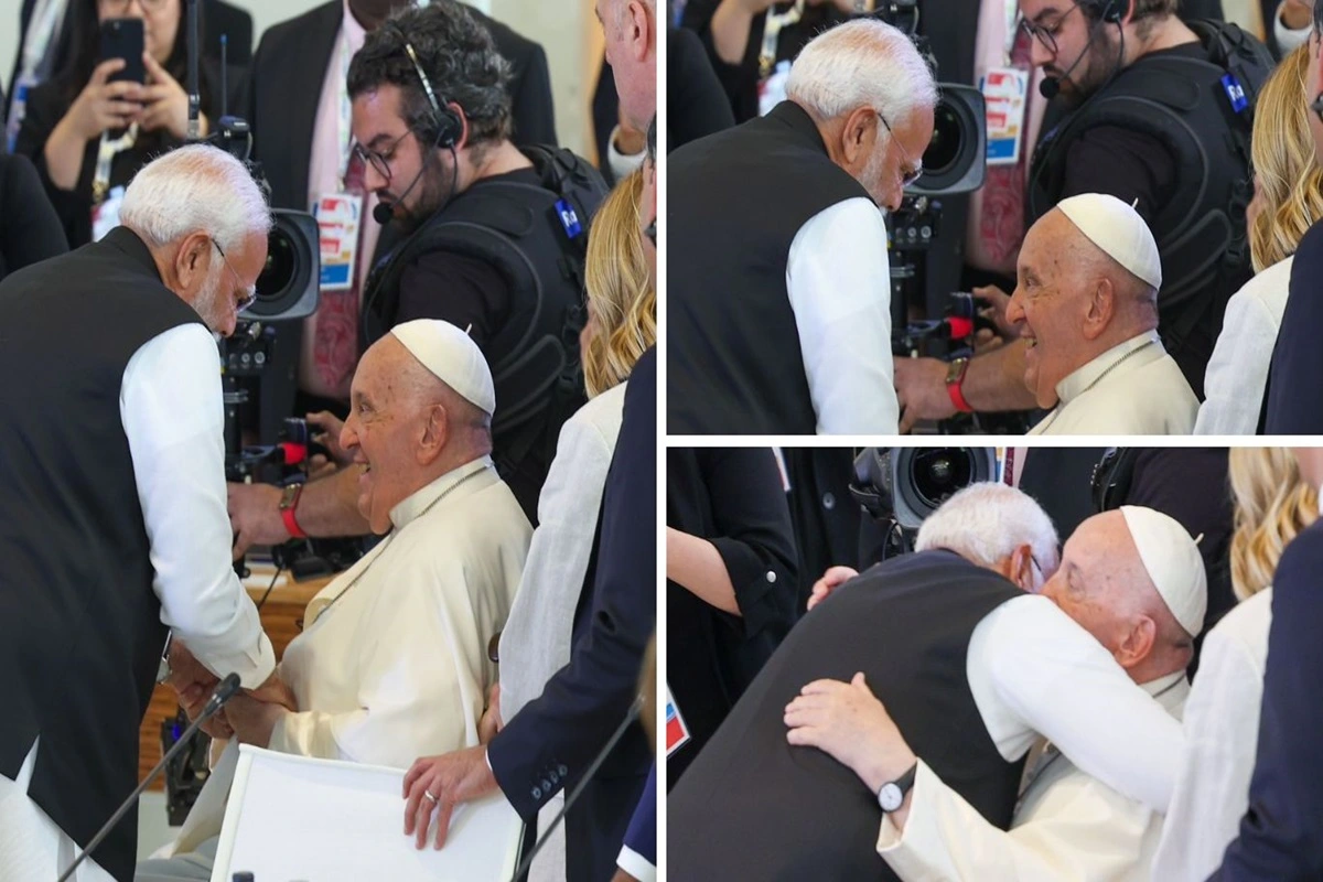 PM Modi Meets Pope: دنیا کے سب سے بڑے جمہوری ملک کے سربراہ نے عیسائیوں کے سب سے بڑے مذہبی رہنما سے اس طرح کی ملاقات