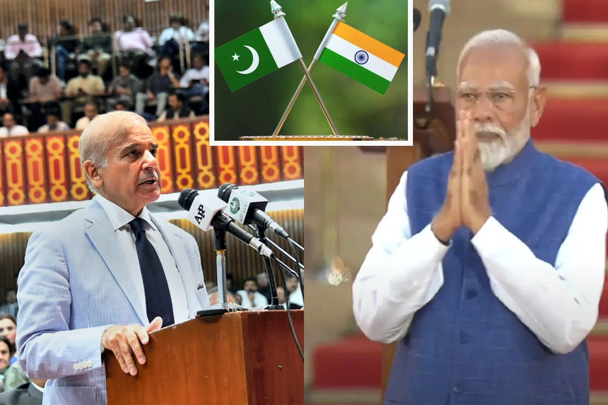 Felicitations to PM Modi on taking oath:پاکستان کو ہندوستان نے  حلف برداری تقریب میں نہیں کیا مدعو پھر بھی شہباز شریف نے پی ایم مودی کو دی مبارکباد