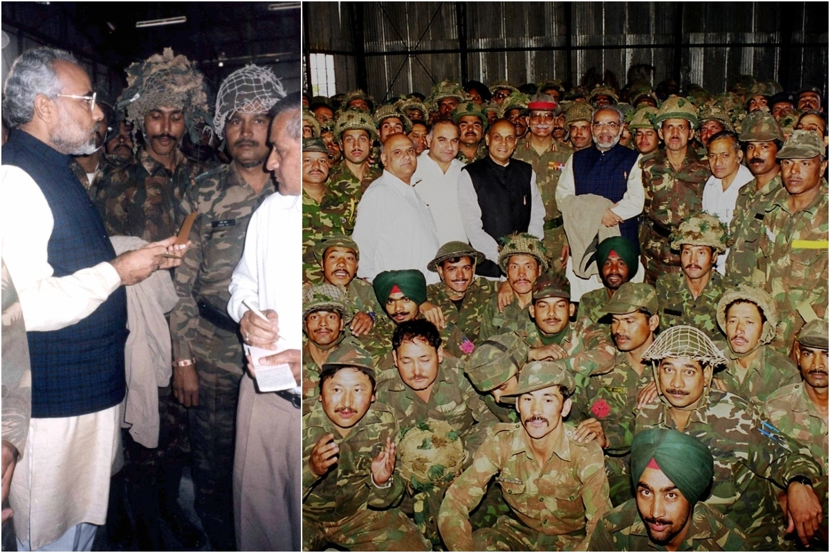 Lessons from the Kargil War Front 25 Years Ago: وزیر اعظم نریندرمودی نے25ویں کارگل وجے دیوس کے موقع پرشیئر کیں اپنی یادگار تصویریں ،لکھا اہم پیغام