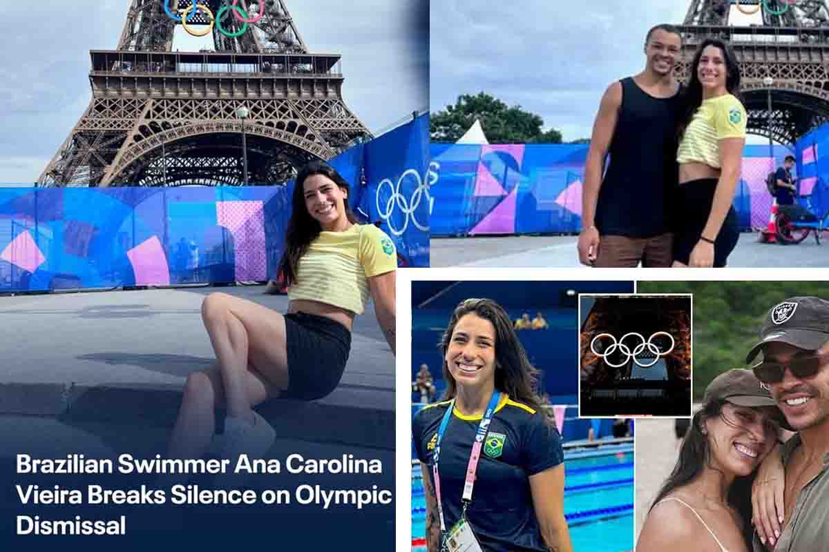 Ana Carolina Vieira Break Major Rule With Olympian Boyfriend: اولمپکس میں بوائے فرینڈ کے ساتھ رومانس مہنگا پڑا، خاتون تیراک محبت کی وجہ سے میڈل سے محروم