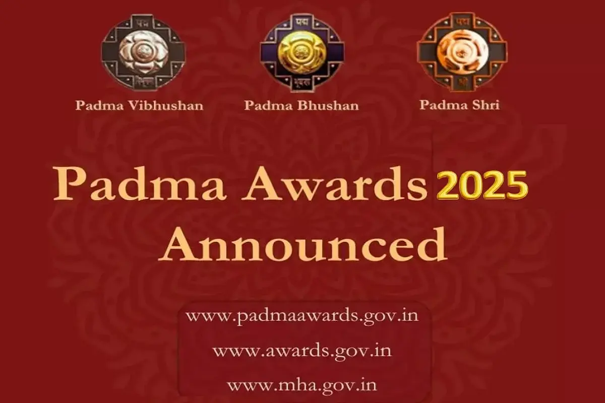 Nominations for Padma Awards-2025 open till 15th September: پدم ایوارڈز-2025 کے لیے نامزدگی  کی آخری تاریخ 15 ستمبر 2024 مقرر