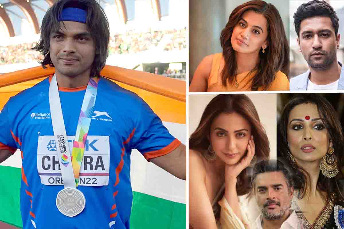 Bollywood Celebs On Neeraj Chopra Win In Olympic 2024: نیرج چوپڑا کی اولمپکس میں جیت پر بالی ووڈ میں خوشی کی لہر، ملائکہ اروڑا ،وکی کوشل سے لے کر تاپسی تک نے ‘چمپئن’ کو خاص انداز میں دی مبارکباد