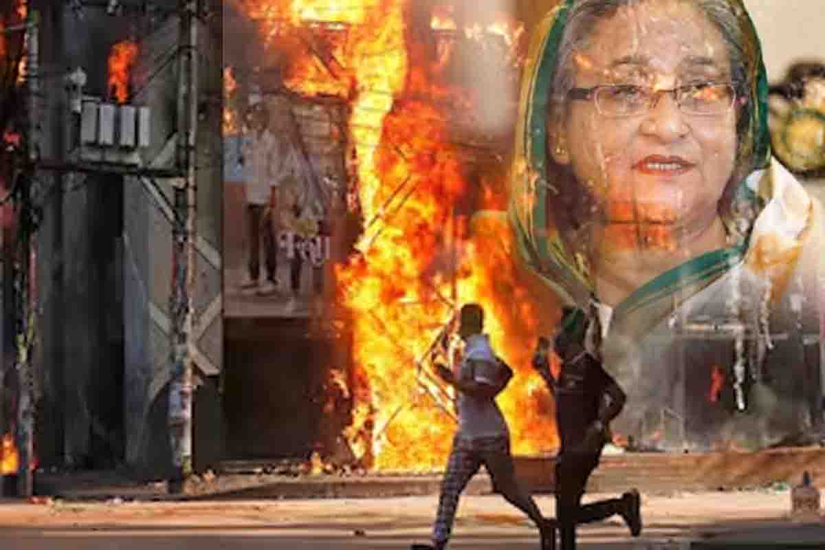 Bangladesh Violence :شیخ حسینہ کی پارٹی کے لیڈر کے ہوٹل میں آتشزدگی، 8 افراد کوزندہ جلایا ، 134 زخمی