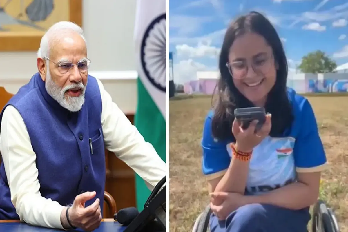 PM Modi congratulates Avani Lekhara for winning Gold Medal: پی ایم مودی نے اونی لیکھارا کو کیا فون، گولڈ میڈل جیتنے پر دی مبارکباد