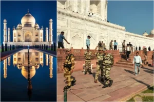 Taj Mahal in Agra received a bomb threat: تاج محل  کو بم سے اُڑانے کی دھمکی،سیکورٹی کردی گئی مزید سخت،تحقیقات جاری