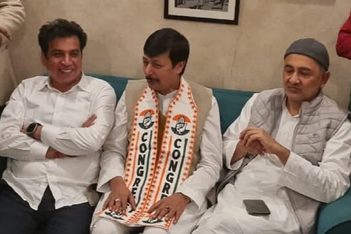 AAP MLA Abdul Rehman joined Congress: عام آدمی پارٹی کے رکن اسمبلی عبدالرحمان نے تھاما کانگریس کا دامن، چودھری متین اور چودھری زبیراحمدکا کانگریس نے لیا بدلہ