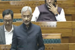 In the Lok Sabha, EAM Dr S Jaishankar : چین کی وجہ سے ایل اے سی پر حالات ہوئے تھے خراب،38ہزار مربع کلو میٹر ہندوستانی زمین پر چین کا ہے قبضہ:وزیرخارجہ ایس جئے شنکر