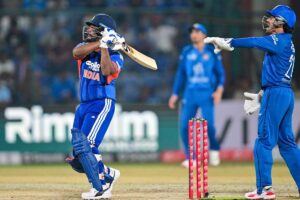 India v Afghanistan Second T20: دوسرا ٹی20، سنجو-ابھیشیک کی 88 رن کی طوفانی شراکت، بھارت نے افغانستان کو 7 وکٹ سے دی شکست