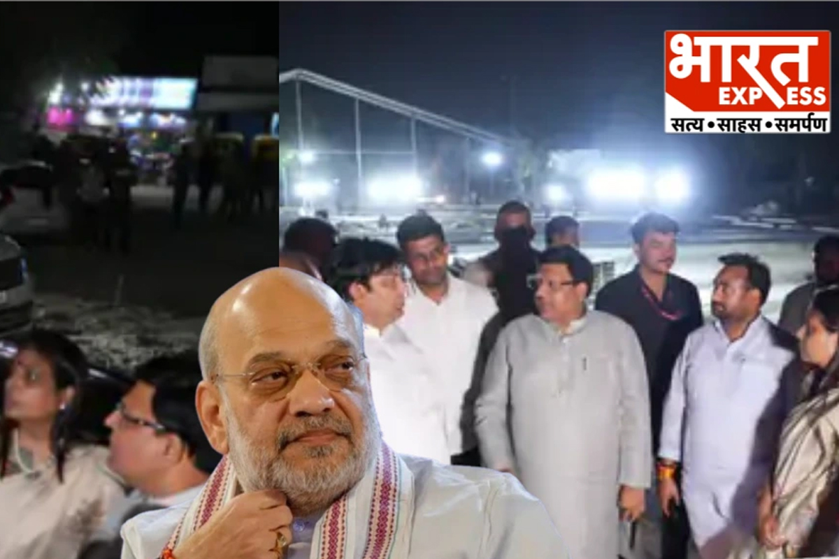 HM Amit Shah Hurugram Visit: گروگرام میں امت شاہ کی ریلی سے پہلے لیزر ویلی گراؤنڈ پہنچے بی جے پی لیڈر، سکیورٹی اور ٹریفک انتظامات کا لیا جائزہ