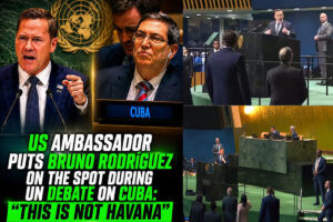US and Cuban officials get into heated exchange at UN: اقوام متحدہ میں کیوبا کے وزیر خارجہ اور ٹرمپ کے حامی امریکی سفیر میں تلخ کلامی، ایک دوسرے پر لگائے الزامات، ویڈیو وائرل US and Cuban officials get into heated exchange at UN: اقوام متحدہ میں کیوبا کے وزیر خارجہ اور ٹرمپ کے حامی امریکی سفیر میں تلخ کلامی، ایک دوسرے پر لگائے الزامات، ویڈیو وائرل