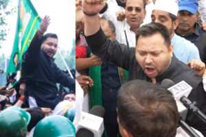 INDIA Alliance Protest: ایس آئی آر کے خلاف اپوزیشن کا ملک گیر احتجاج، پٹنہ میں تیجسوی کا مارچ، لکھنؤ اور بنگلورو میں بھی مظاہرے